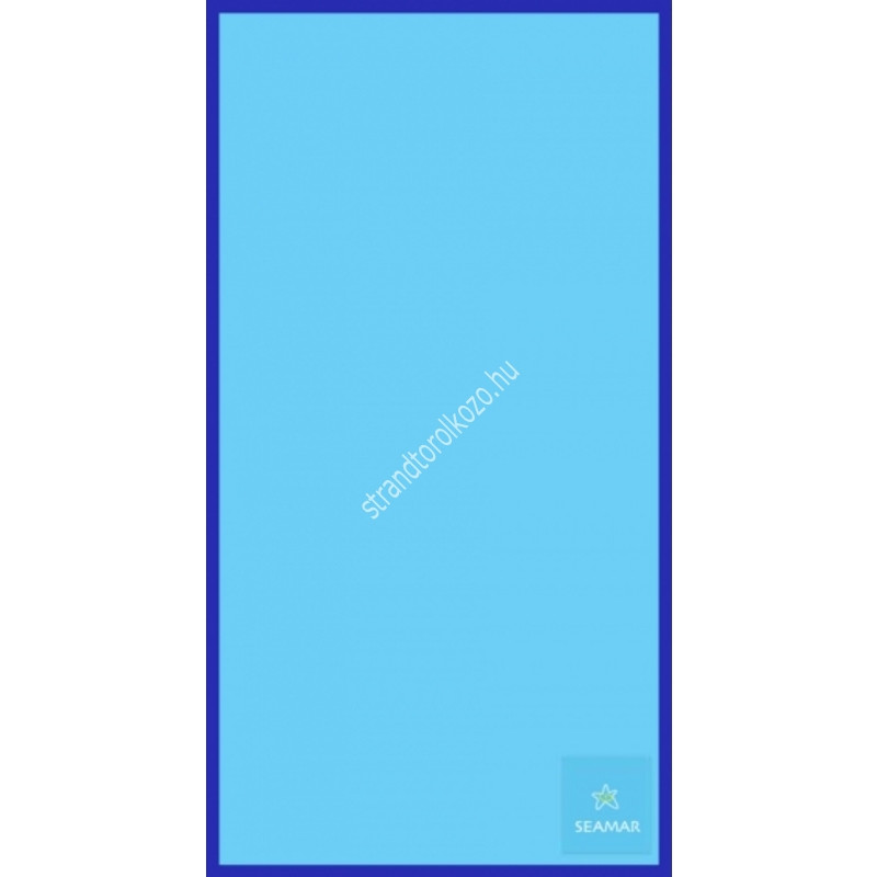 Microfibra Bicolore - világoskék mikroszálas törölköző